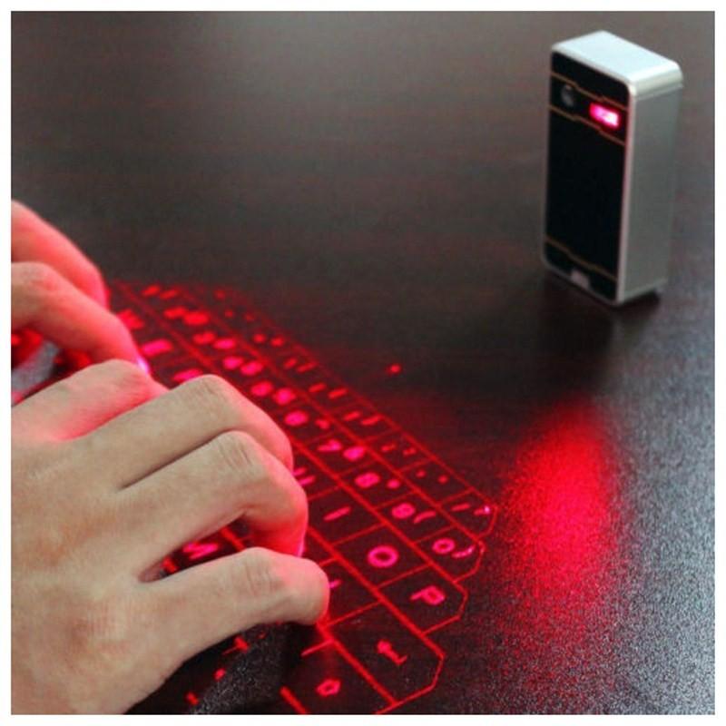 Bluetooth Wireless Laser Keyboard - Click And Buy 