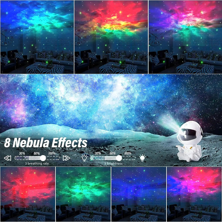 Astronaut Galaxy Projector Star Projector Galaxy Night light Astronaut Light Projector with Nebula,Timer and Remote Control for Bedroom Home Decorative Kids Gift , Universe Projector , Space Lighting , Galaxy room lights , clickandbuy247